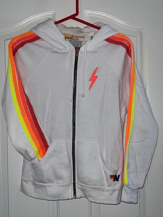 Aviator Nation Tops - Aviator Nation -Small- bolt stripe zip hoodie